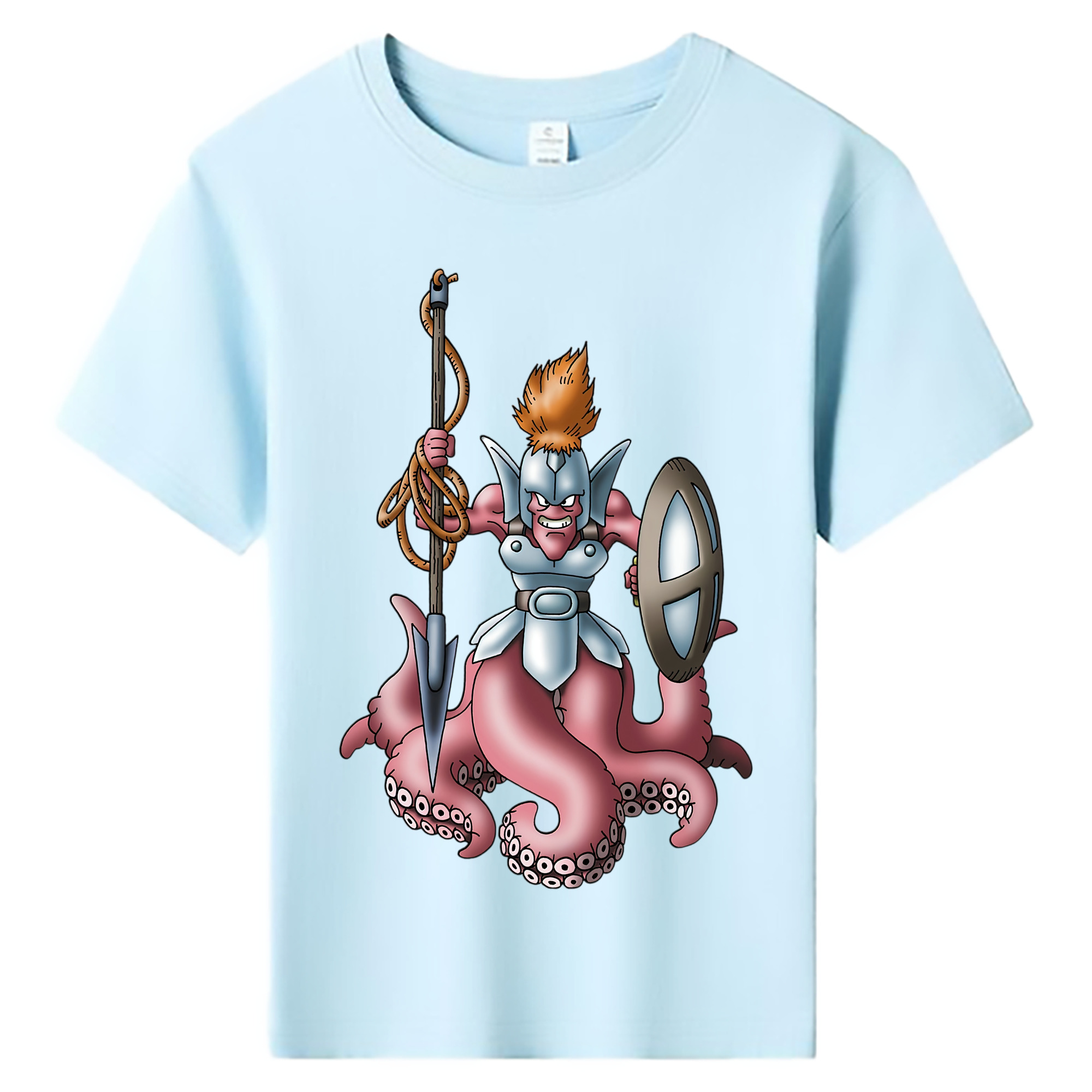 （画像用） ドラゴンクエスト Doragon Kuesuto Dragon Quest 綿100％キッズTシャツ（フロントプリント）